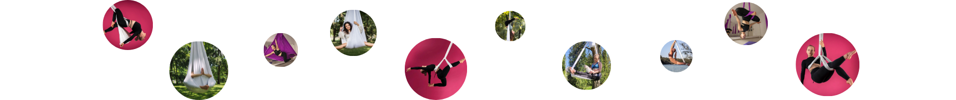 background - aerial yogis