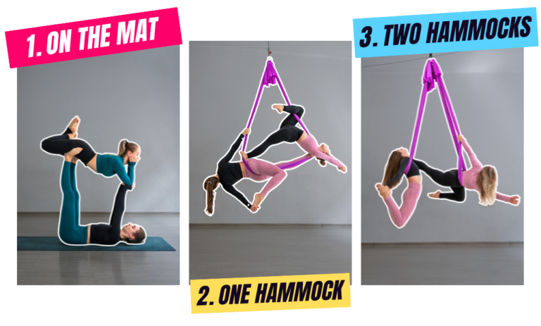 Aerial Duets: Yoga & Dance Course, 3 chapters