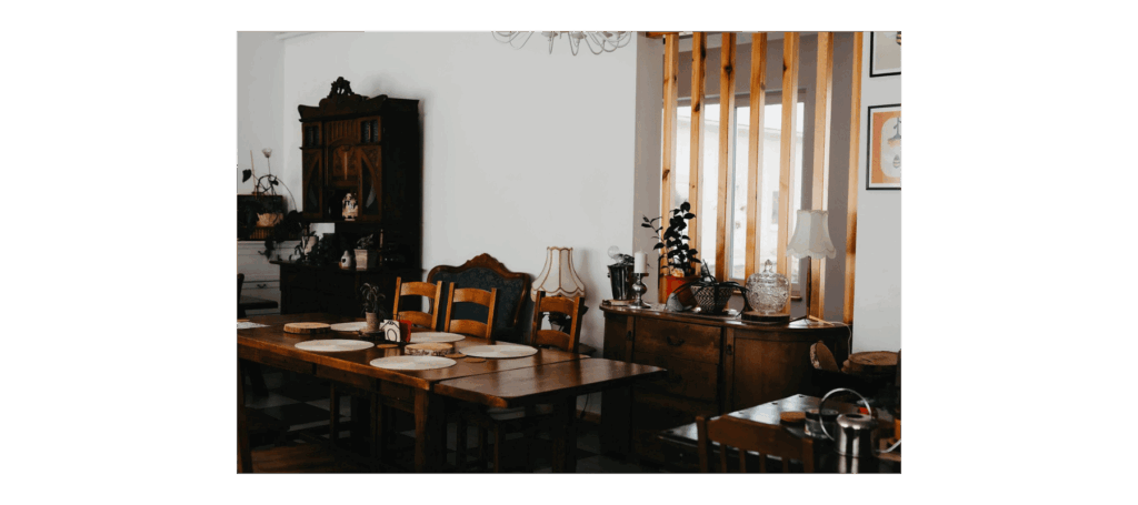 Aerial Dance Camp - dining room